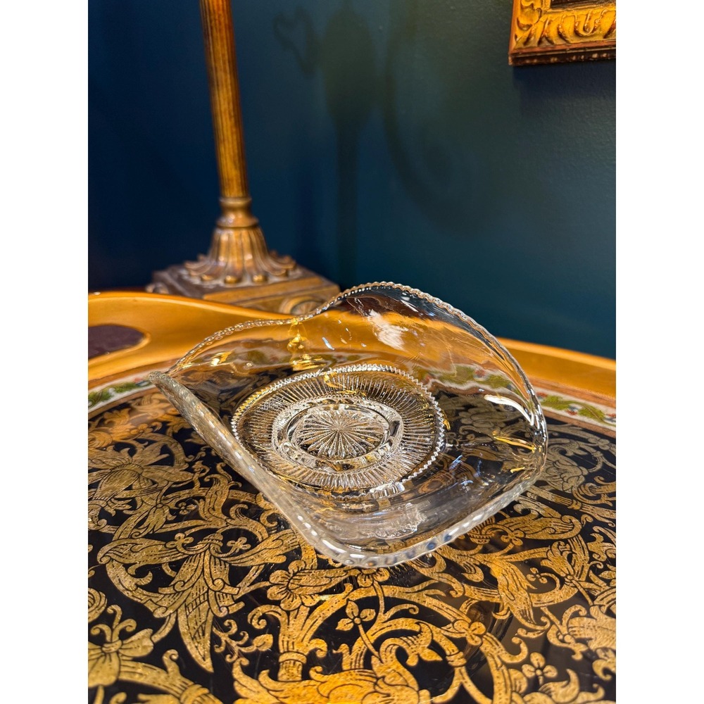 Antique Pressed Glass‎ Bonbon Dish